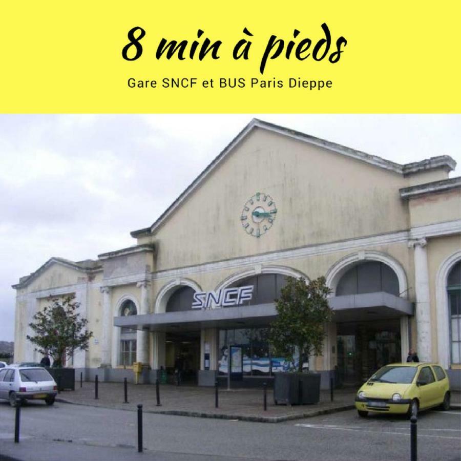 L'Etablissement La Plage A 2 Pas, Vous Propose 4 Appartements Neufs, Netflix, Lits Faits A Votre Arrivee, Serviettes De Toilette, Menage, Wifi, En Hyper Centre ,Plage A 100M, Box A Velos, Paiement 3 Fois Sans Frais, Prix Tout Compris Dieppe Ngoại thất bức ảnh